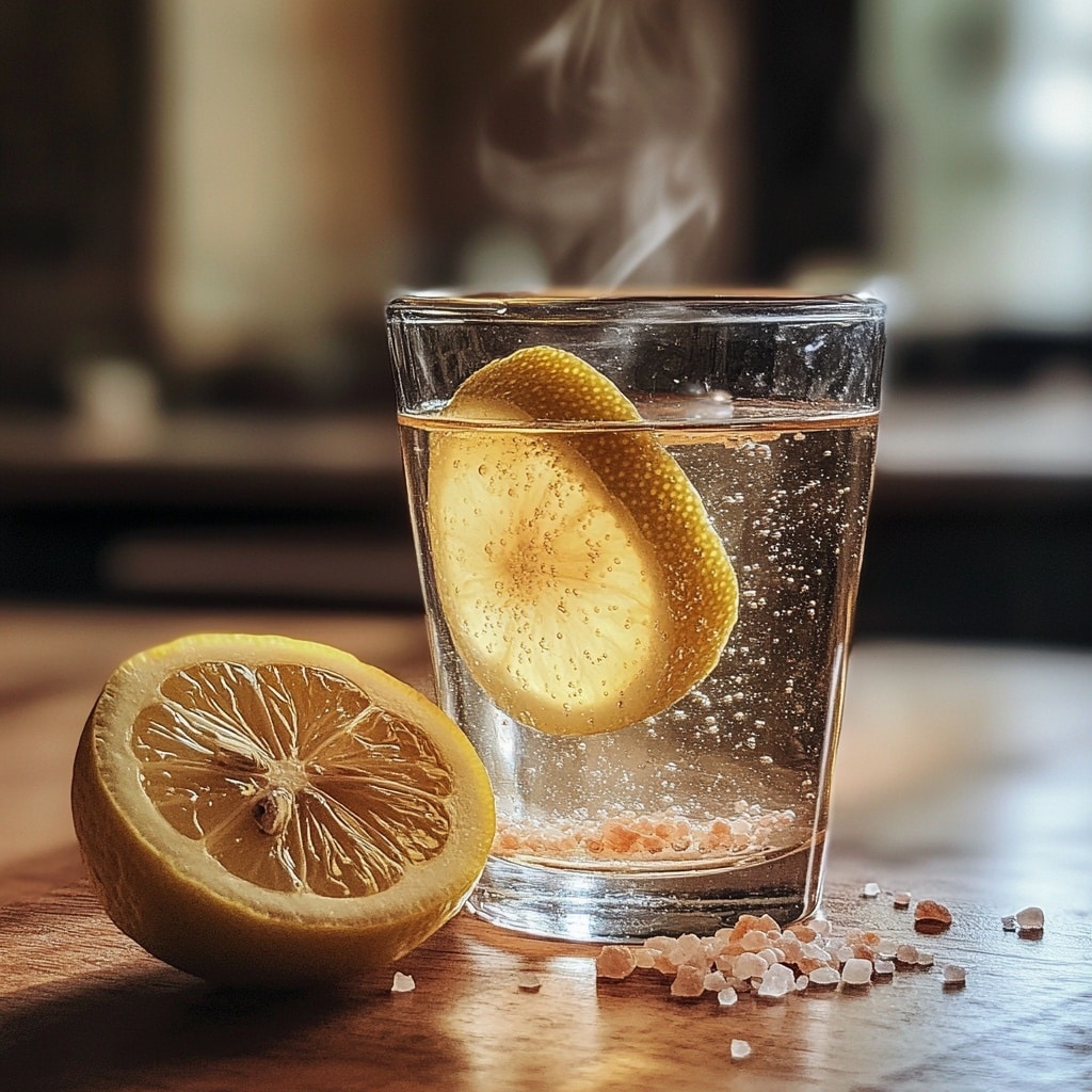 Pink Salt Diet Recipe for Weight Loss: The Natural Secret to Fast Fat Burn Women Are Obsessed With 5 Pink Salt Diet Recipe – Refreshing detox drink with pink Himalayan salt, lemon slices, and mint leaves in a glass.