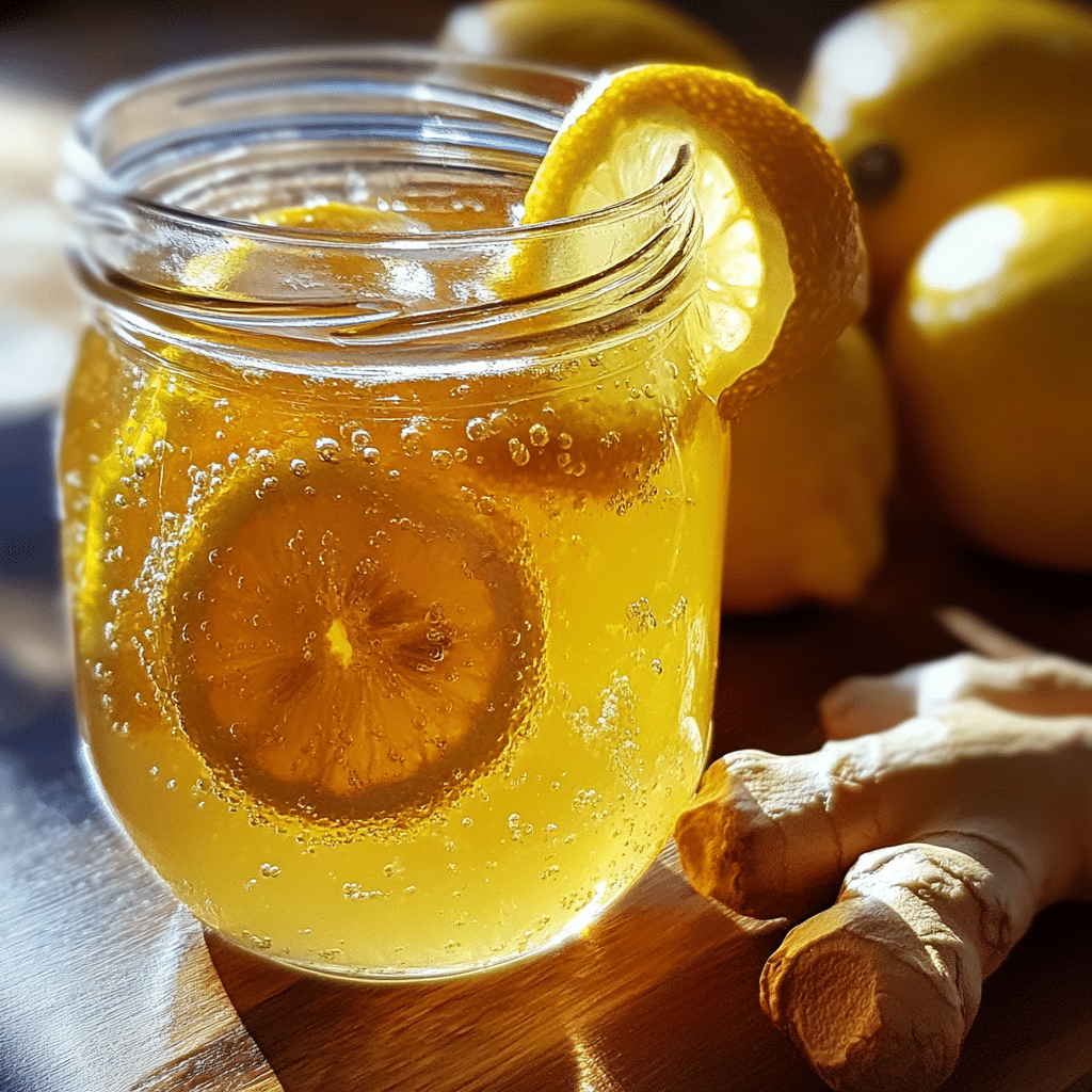 Natural Ozempic Drink – A Complete Guide to Nature’s Weight Loss Cocktail 4 Natural Ozempic Drink – A refreshing detox drink with lemon, apple cider vinegar, ginger, and sparkling water served in a clear glass.