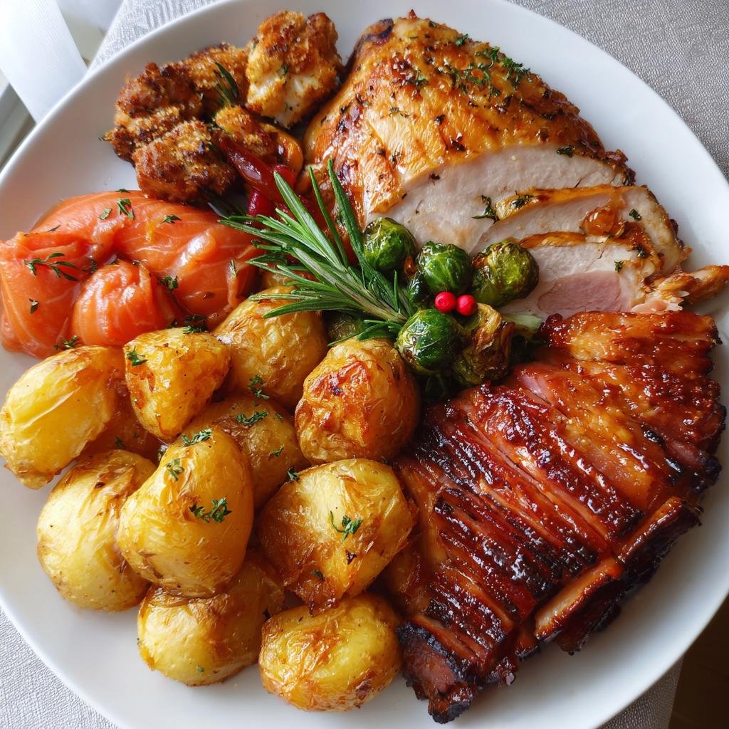 christmas buffet ideas - detail 1