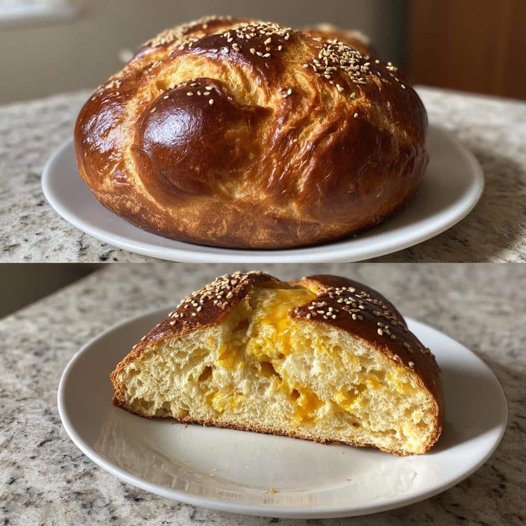 greek new years bread recipe - detail 1