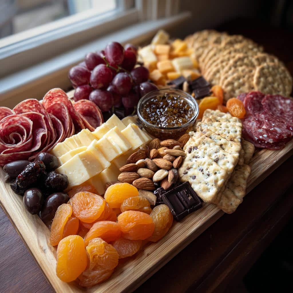 15 Irresistible New Year Charcuterie Board Ideas You'll Love 3 new year charcuterie board ideas - detail 1