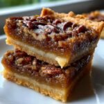 pecan butter tart squares recipe delicious dessert