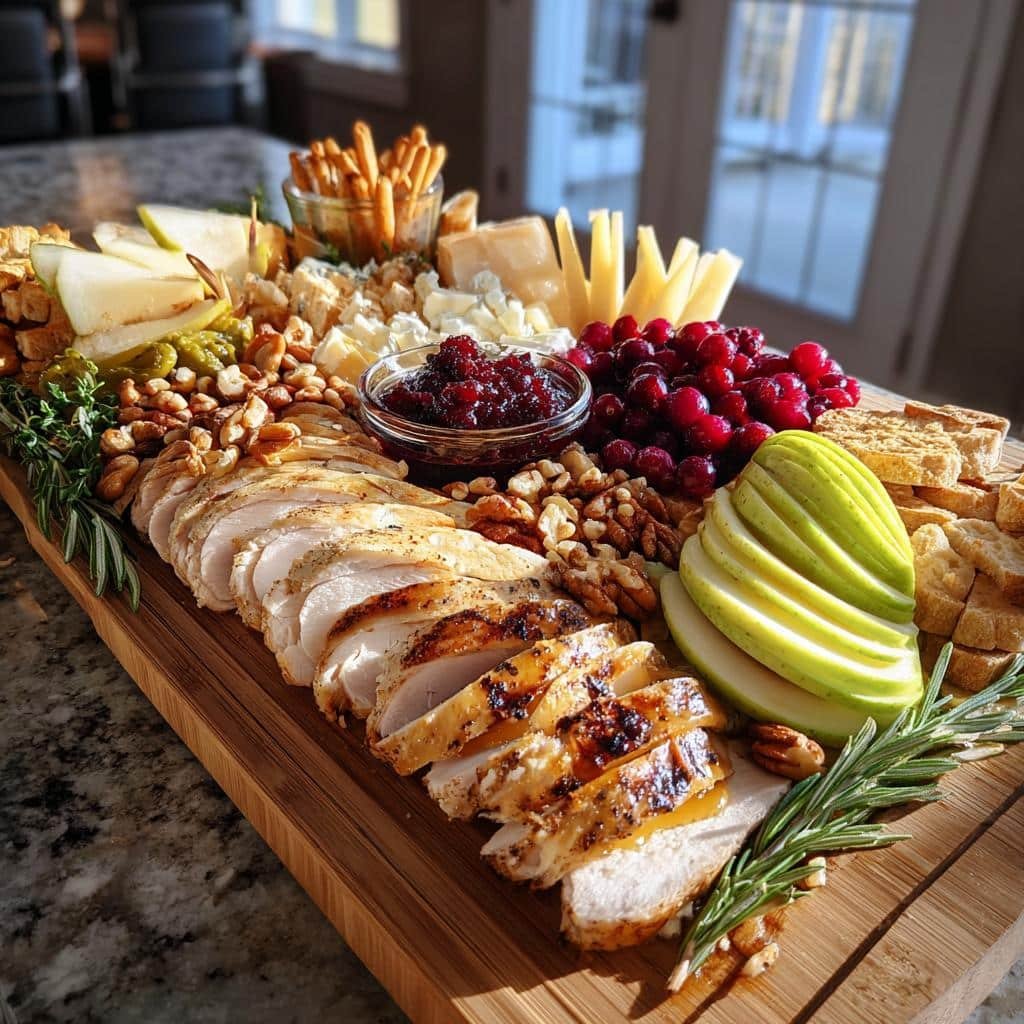thanksgiving charcuterie board - detail 1