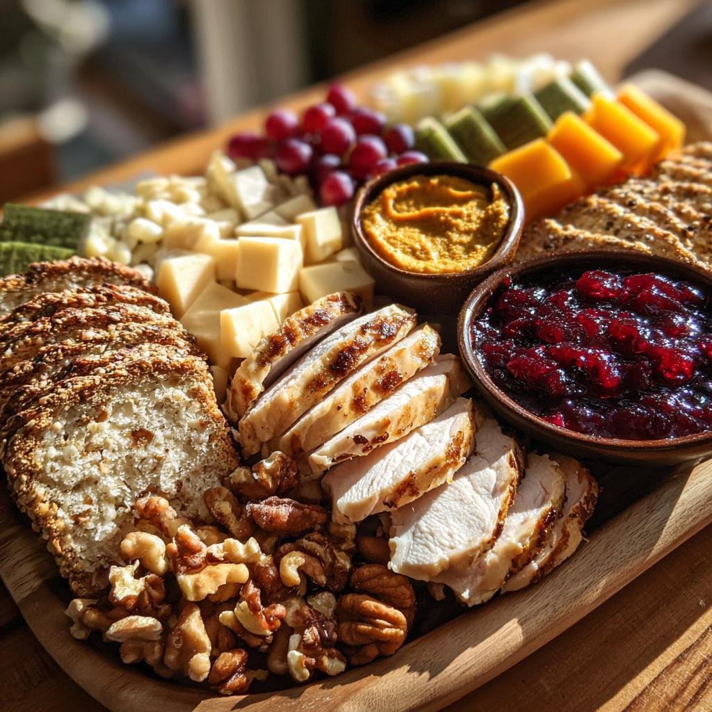 thanksgiving charcuterie board ideas how to build - detail 1