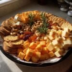 thanksgiving cheese and cracker tray