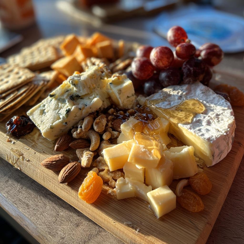 thanksgiving cheese platter - detail 1