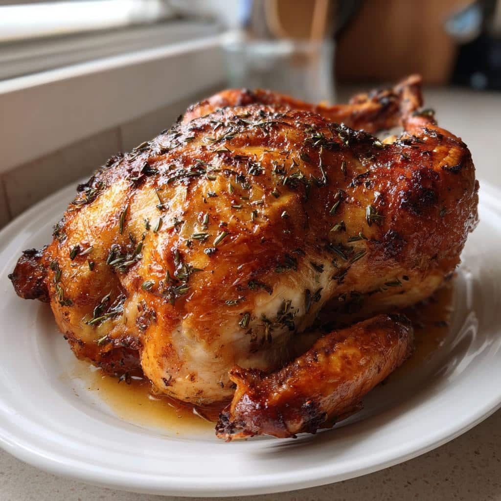 thanksgiving chicken recipe delicious roasted bird - detail 1