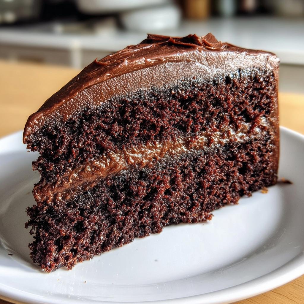 Irresistibly Moist Thanksgiving Chocolate Cake Recipe (3 Chocolates!) 3 thanksgiving chocolate cake recipe delicious dessert - detail 1