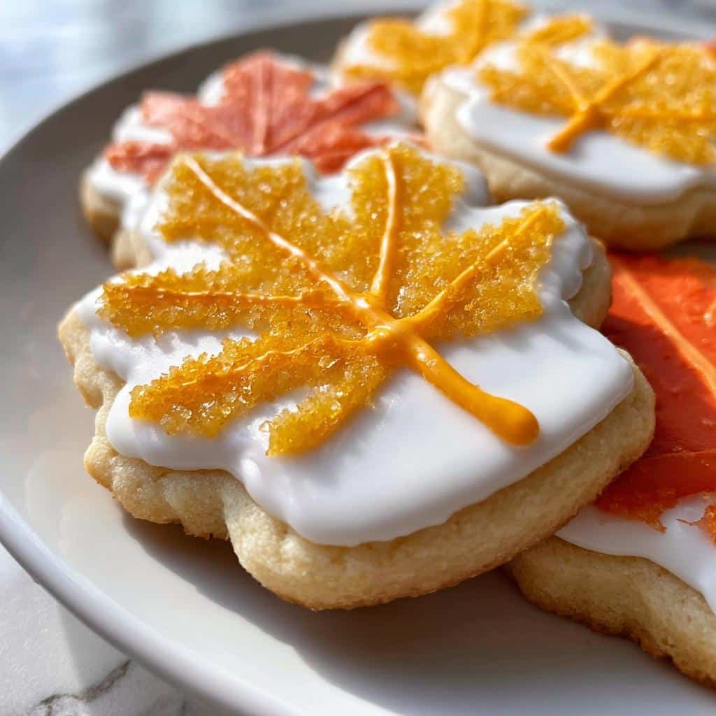thanksgiving cookies royal icing - detail 1