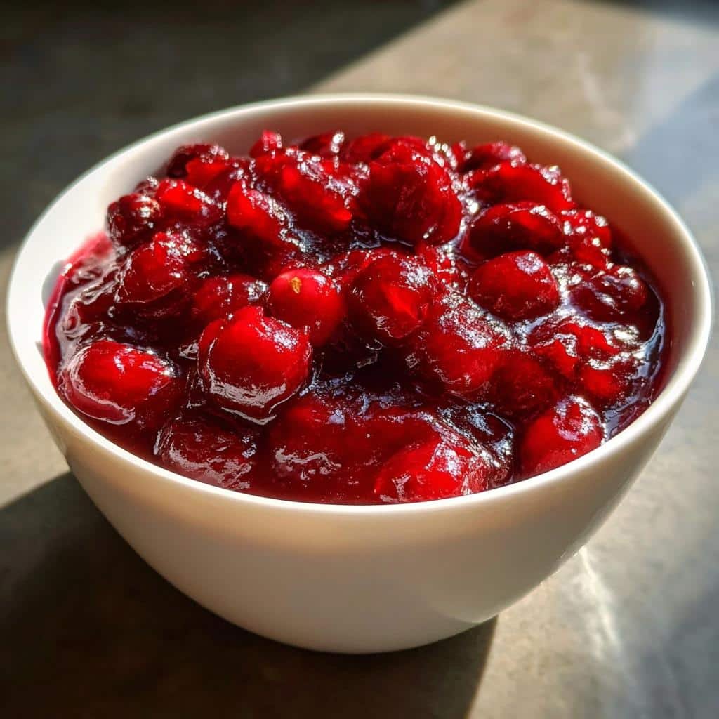 thanksgiving cranberries recipe sauce - detail 1