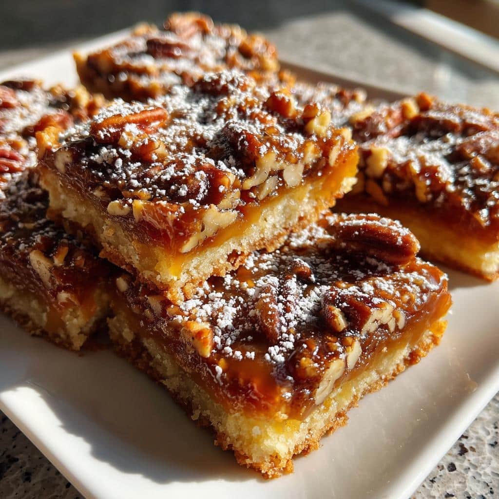 thanksgiving dessert bars - detail 1