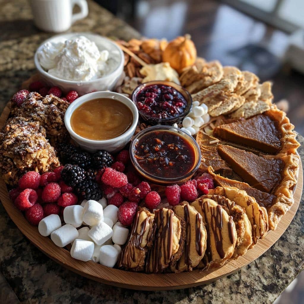 Irresistible Thanksgiving Dessert Board for 12 Guests 3 thanksgiving dessert board - detail 1