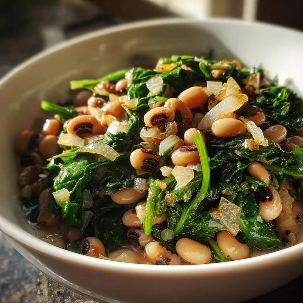 35-Minute Black Eyed Peas and Spinach Recipe You’ll Crave 3 black eyed peas and spinach recipe - detail 1