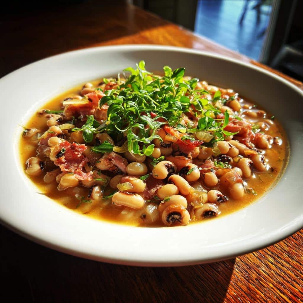 black eyed peas for new years good luck recipe - detail 1