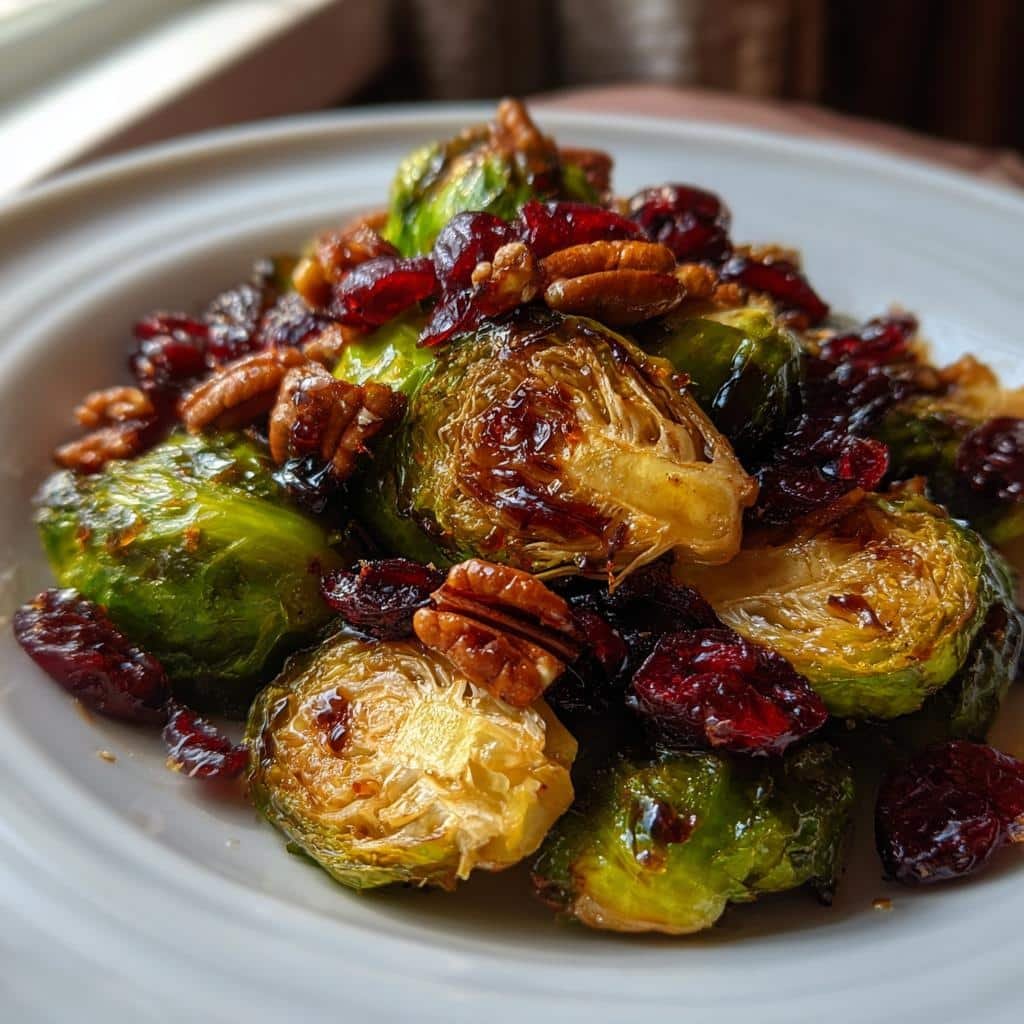 Brussel Sprout Thanksgiving Side: 6-Ingredient Crispy Perfection 3 brussel sprout thanksgiving side - detail 1