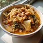 cabbage and black eyed peas recipe