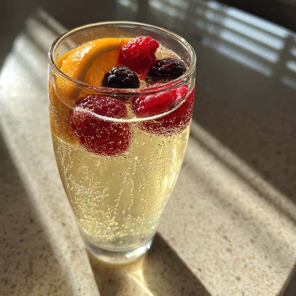 champagne new years drinks - detail 1