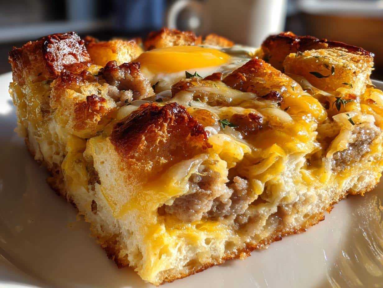 Christmas Breakfast Casserole for 12 - Easy & Delicious! 3 christmas breakfast ideas for a crowd - detail 1
