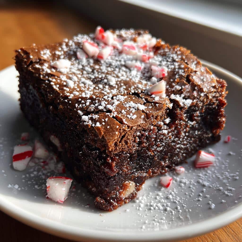 christmas brownies recipe delightful holiday dessert - detail 1