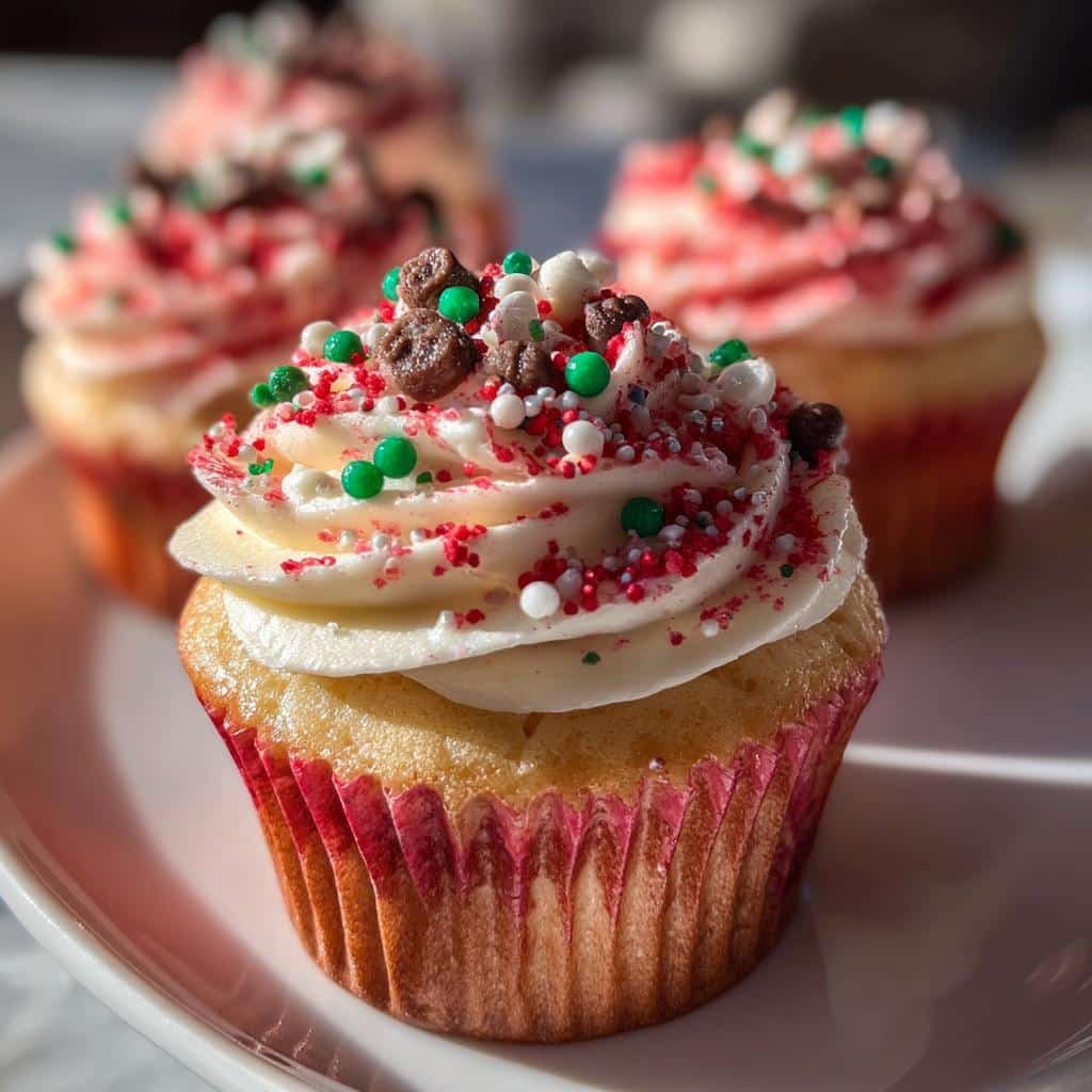 christmas cupcakes decoration - detail 1