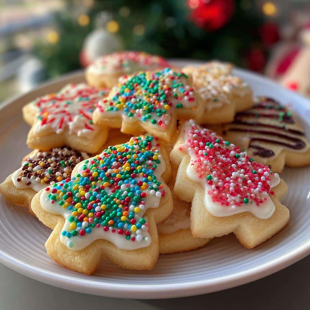 christmas decorated cookies delightful recipe - detail 1