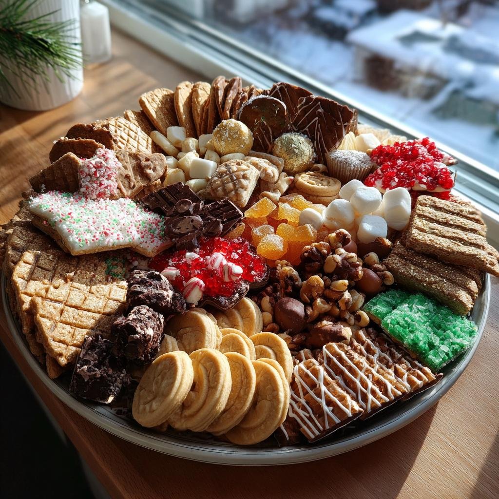 Magical Christmas Dessert Platter in Just 8 Cups 3 christmas dessert platter - detail 1