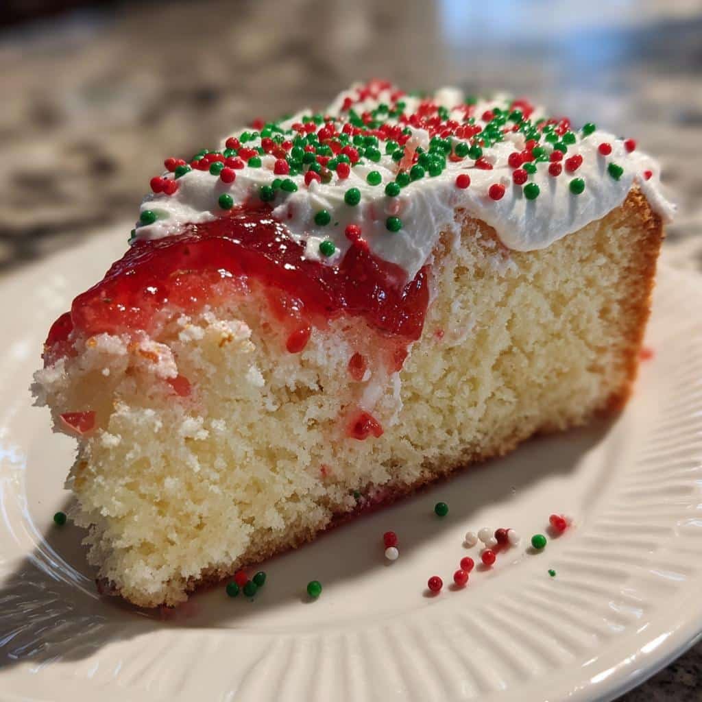 christmas poke cake holiday happiness recipe - detail 1