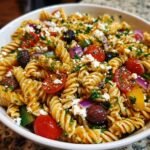 christmas potluck festive pasta salad recipe
