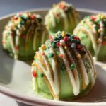 christmas tree cake balls