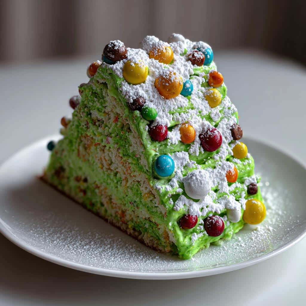 Magical Christmas Tree Dessert That Steals the Show 3 christmas tree dessert - detail 1