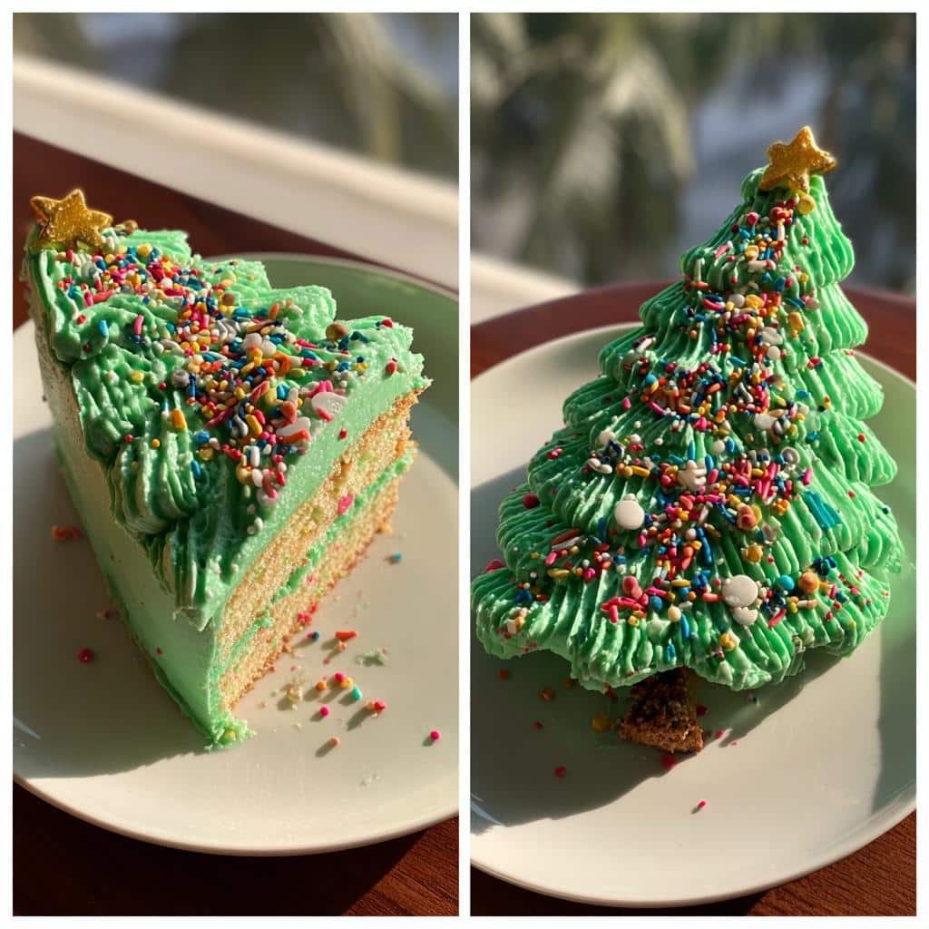 "Magical Christmas Tree Desserts in Just 25 Minutes" 3 christmas tree desserts - detail 1