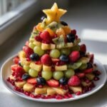 christmas tree fruit platter