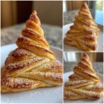 christmas tree puff pastry delicious holiday dessert
