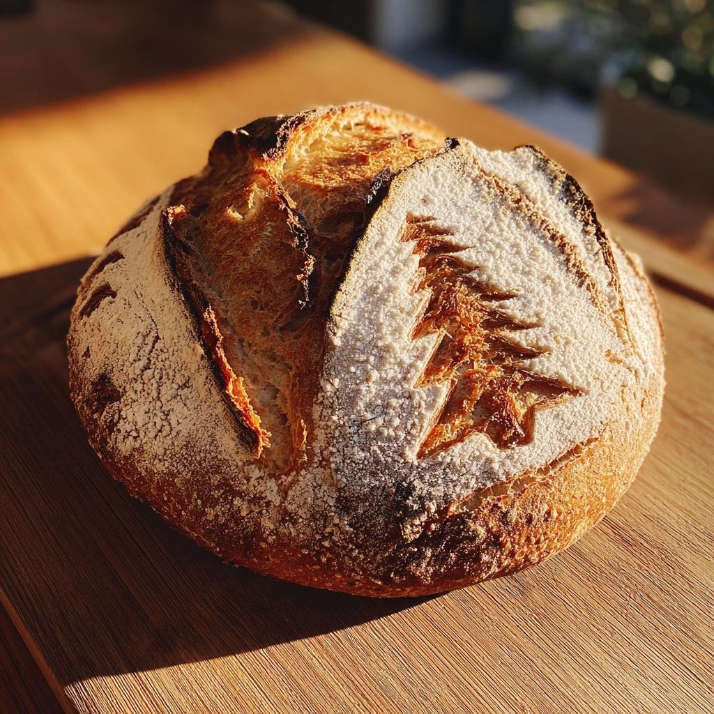 Magical Christmas Tree Sourdough Scoring in 5 Simple Steps 3 christmas tree sourdough scoring - detail 1