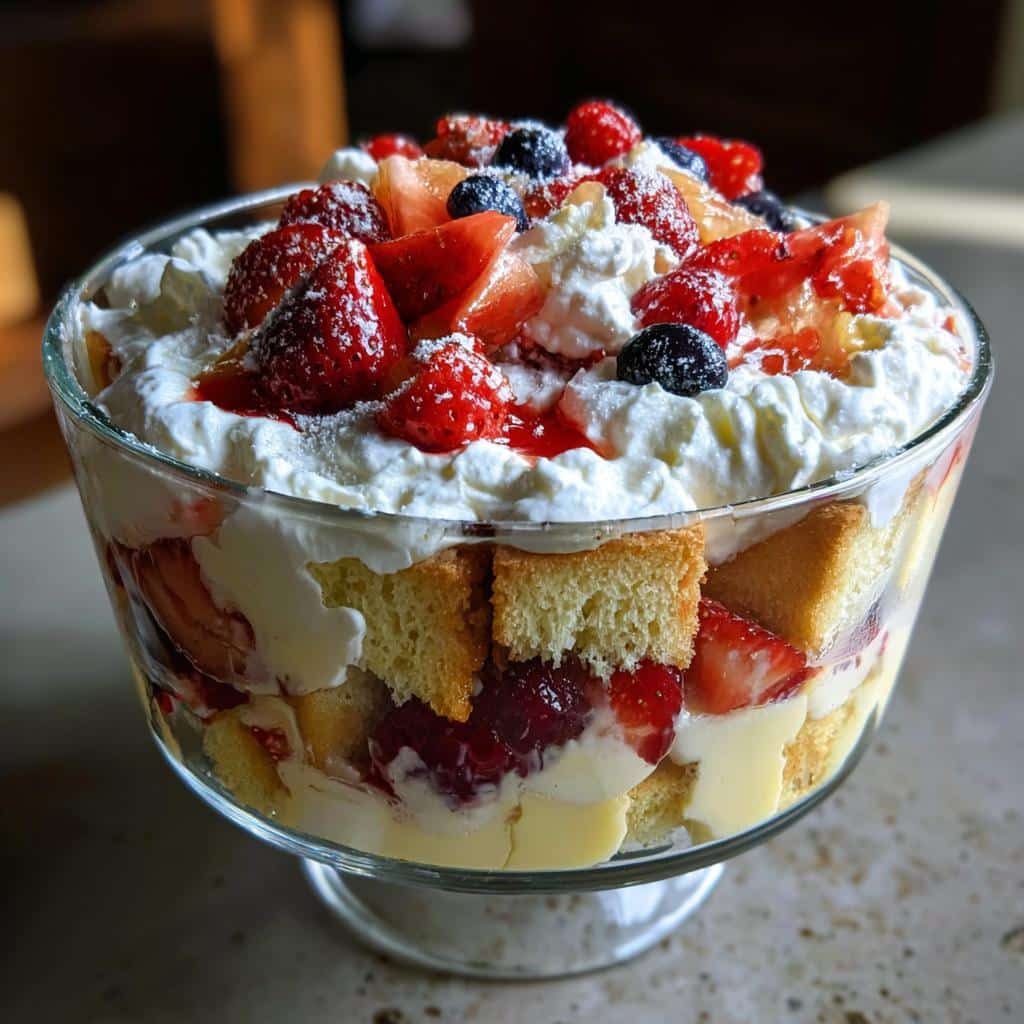10-Minute Christmas Trifle Dessert—The Showstopper Your Table Needs 3 christmas trifle desserts - detail 1