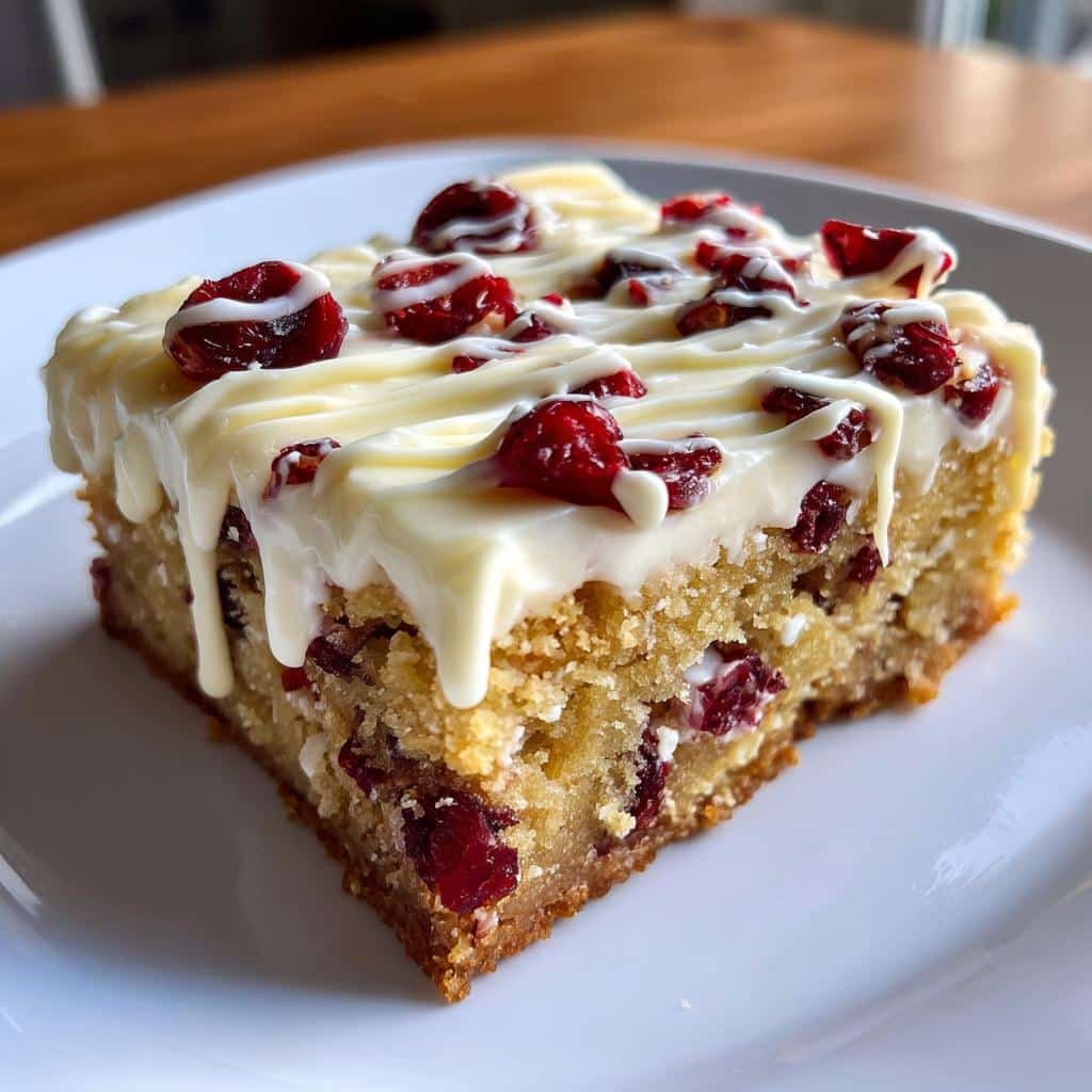 copycat cranberry bliss bars delicious recipe - detail 1