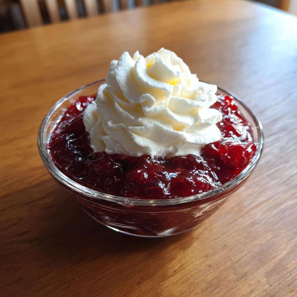 cranberry aesthetic autumn dessert recipe - detail 1