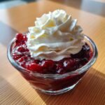 cranberry aesthetic autumn dessert recipe