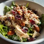 cranberry almond chicken salad