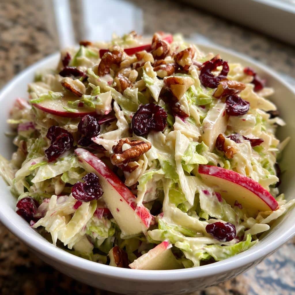 15-Minute Cranberry Apple Coleslaw Recipe That Wows 3 cranberry apple coleslaw recipe - detail 1