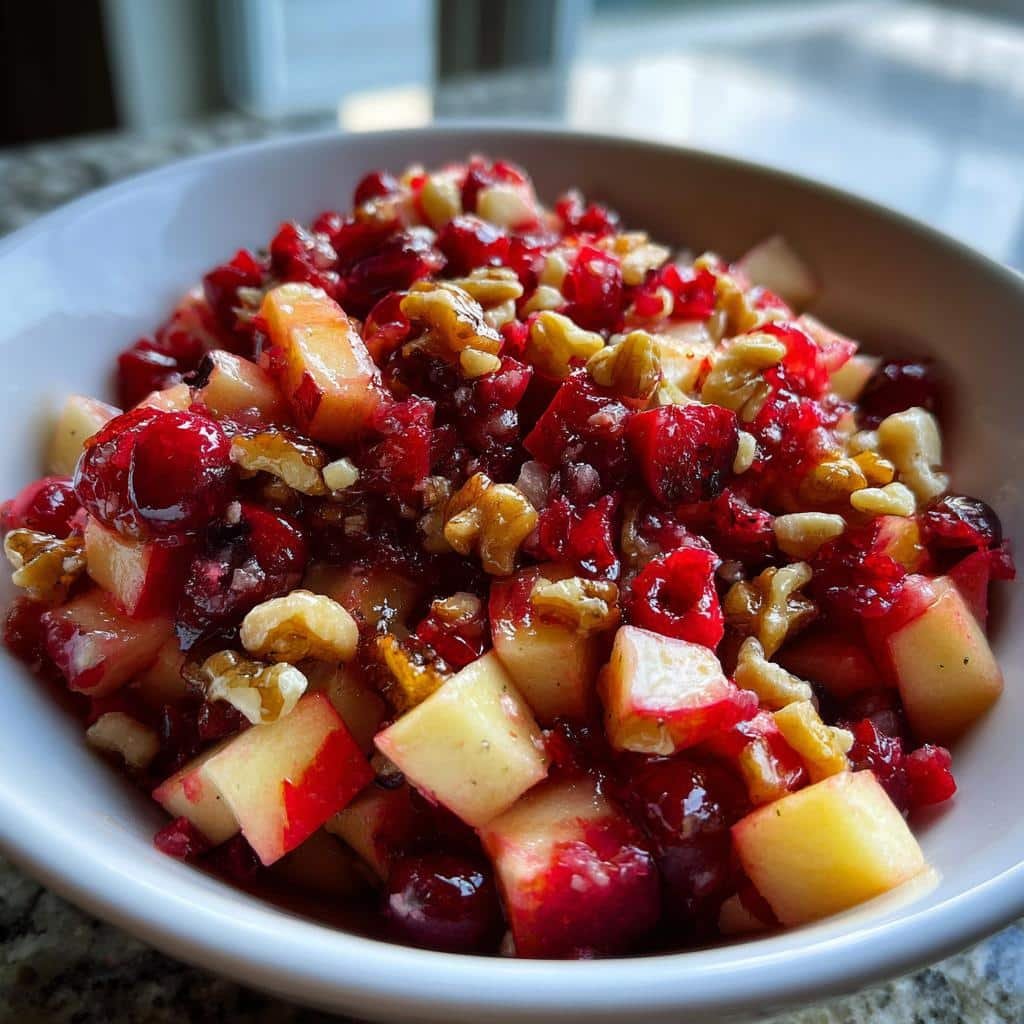Irresistible 15-Minute Cranberry Apple Salad You Need 3 cranberry apple salad reasons youll adore this dish - detail 1