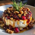 cranberry baked brie delicious appetizer recipe