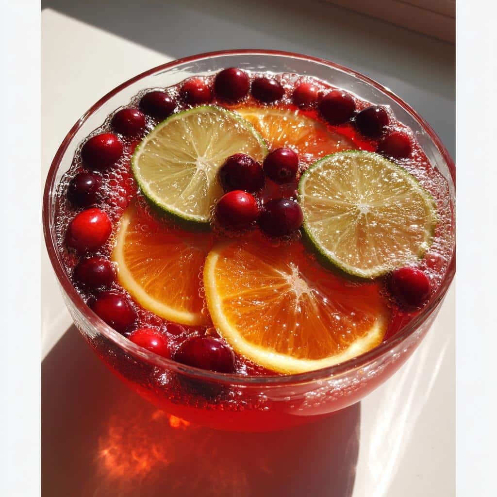 easy christmas punch recipe festive holiday drink - detail 1