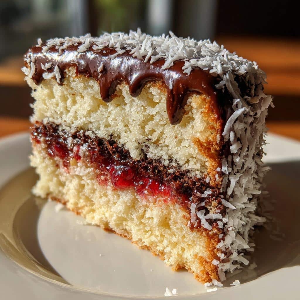 lamington wreath recipe dessert joy - detail 1