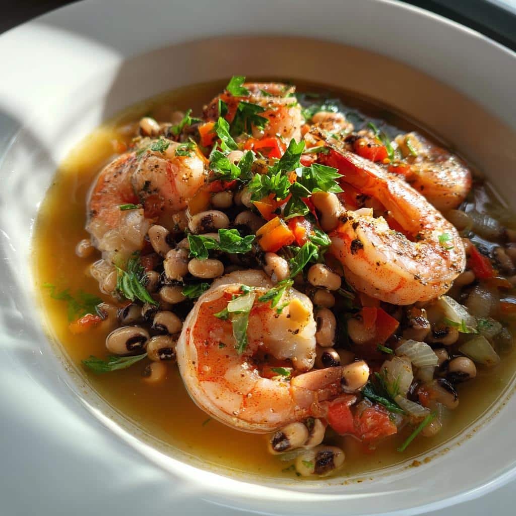 12-Minute Shrimp and Black Eyed Peas Recipe - A Must Try Delight 3 shrimp and black eyed peas recipe - detail 1