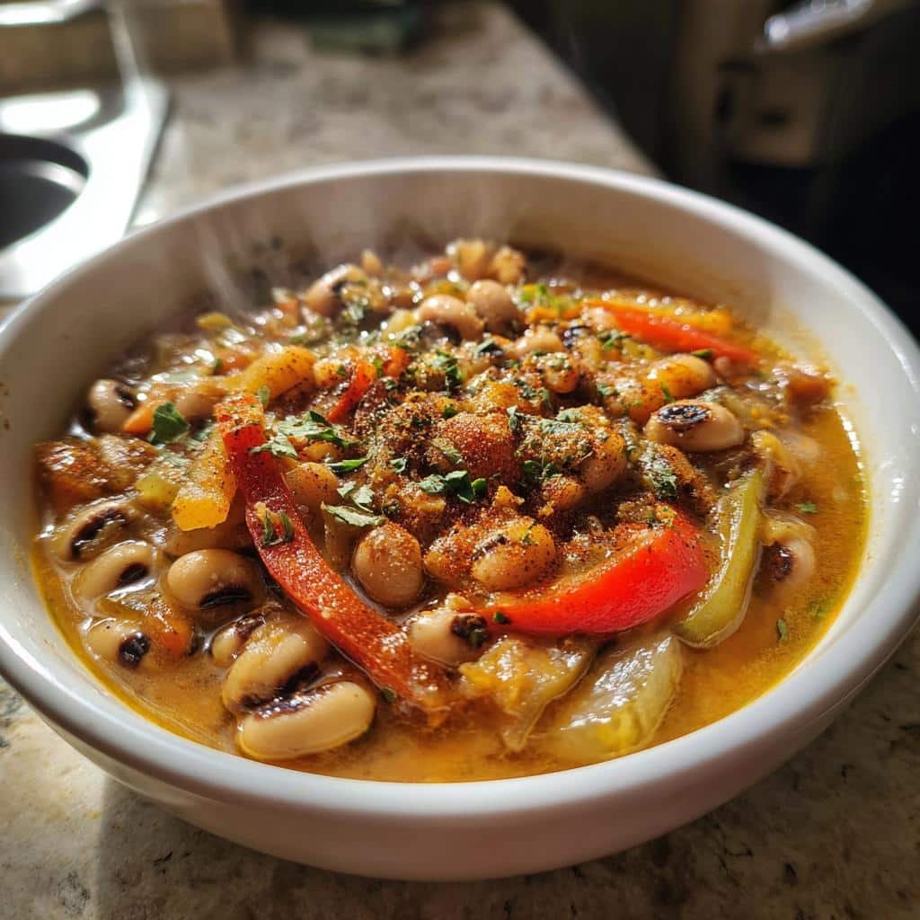 spanish black eyed peas recipe - detail 1