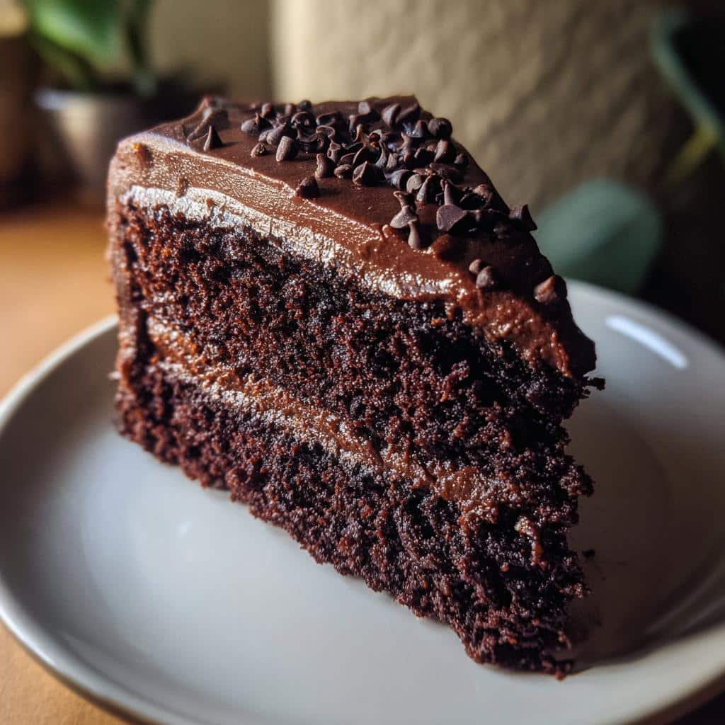 2-Layer Bitter Chocolate Anti-Valentines Day Cake Recipe 3 anti valentines day cake recipe - detail 1