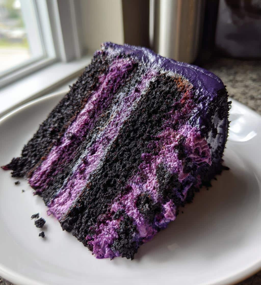 **Irresistible Black and Purple Heart Cake Recipe in 7 Simple Steps** 3 black and purple heart cake recipe - detail 1