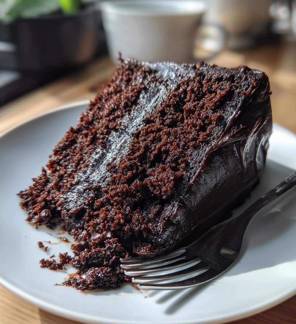 black heart shaped birthday cake recipe - detail 1