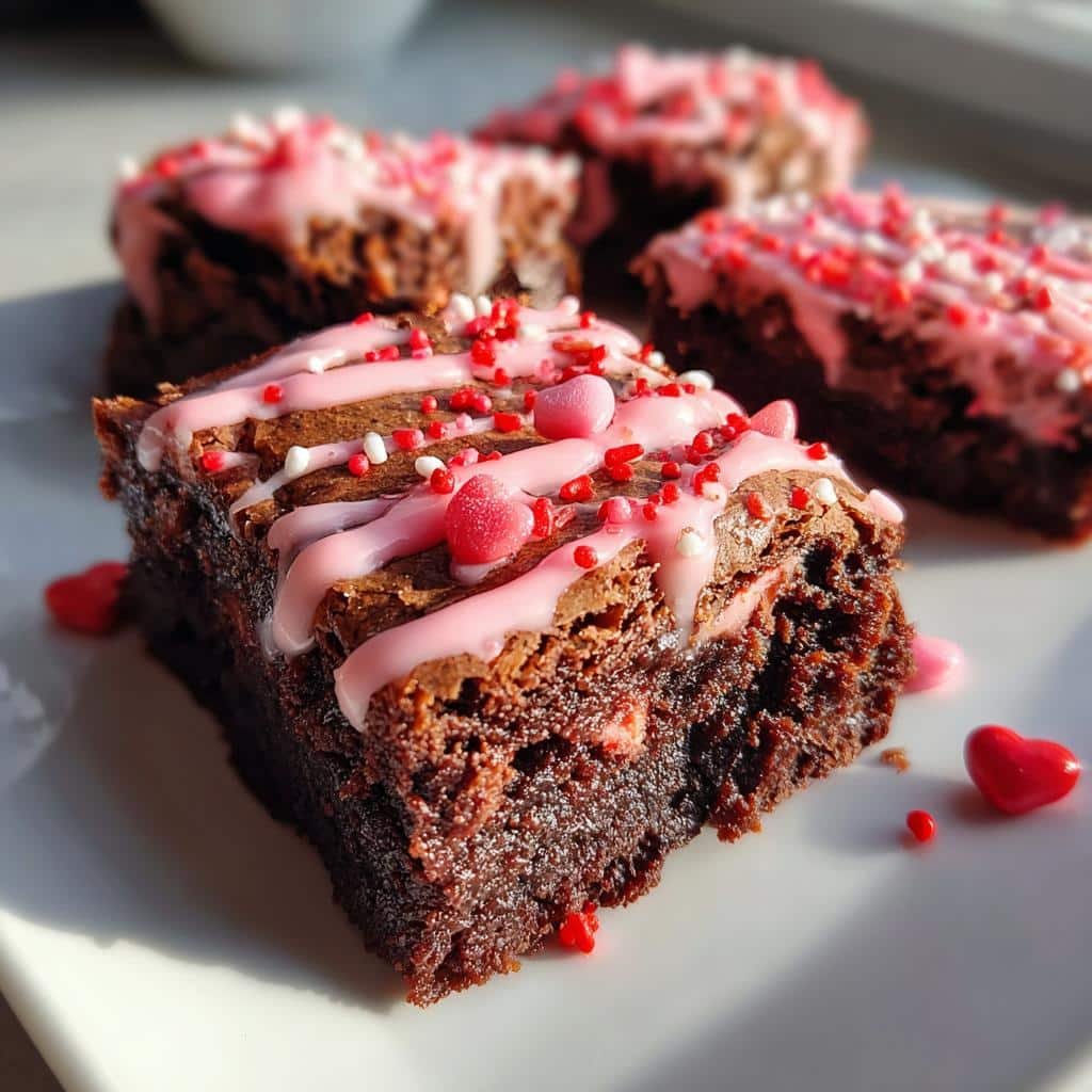 17 Irresistible Valentine’s Brownie Decorating Ideas You’ll Adore 3 brownie decorating ideas valentines day - detail 1